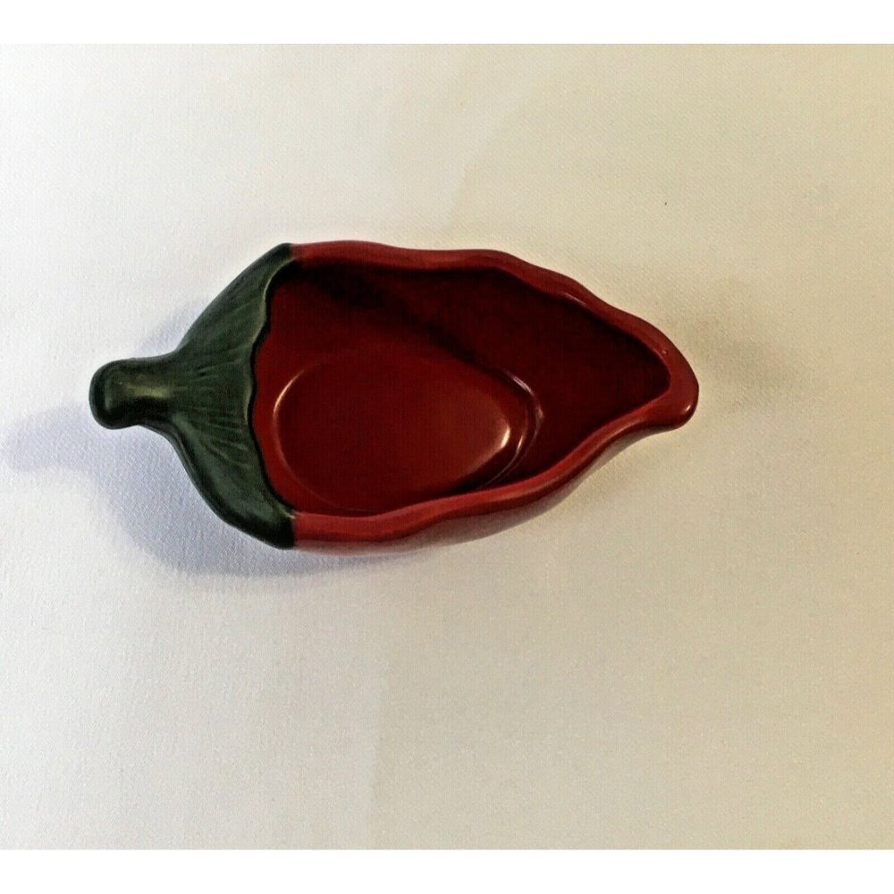 FIGI Red Chili Pepper Shaped Bowl Dish Small Southwestern Dishwasher Microwave
